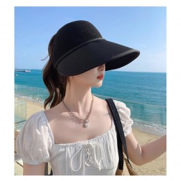 케이 와이드챙 썬캡 모자 UC-0104