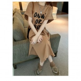 레터링 캐주얼 롱원피스 UC-0113