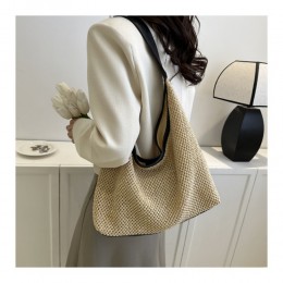 여성 밀짚 파우치 숄더백 가방 UC-0123