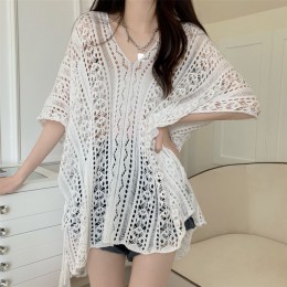 펀칭 루즈핏 레이어드 니트풀오버 UC-0185