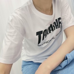 레터링 반팔티셔츠 UC-0190
