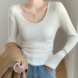 베이직 셔링 도톰 라운드티 UC-0195