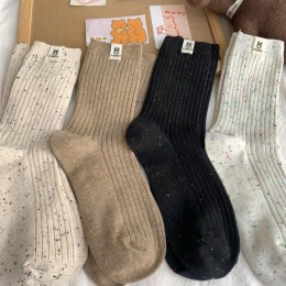 해피래빗 컬러도트 양말 4종세트 UC-0209