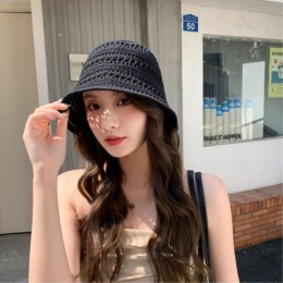 내추럴 펀칭 버킷햇 니트벙거지 UC-0236