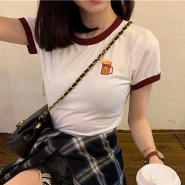 앞뒤 프린팅 크롭 반팔티 URD-012