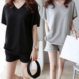 빈티지 반팔 반바지 세트 URD-021