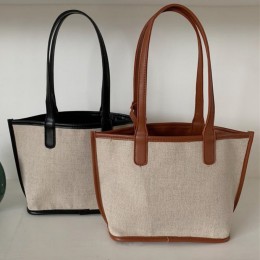 가벼운 캔버스 숄더백 파우치내장 URD-034