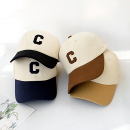 배색 C 영문 볼캡 모자 URD-047