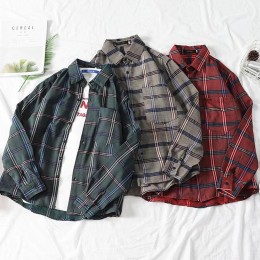 남자 캐쥬얼 체크 무늬 남방 URD-099