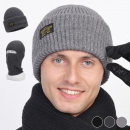 영문 패치 두건 겸용 패션 비니 URD-437