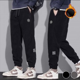 자수로고 옆패치 기모 조거 바지 URD-447