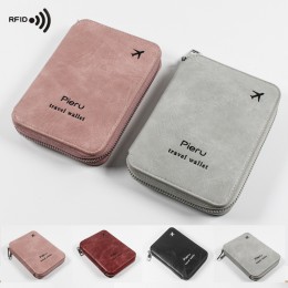 RFID 스키밍 차단 지갑형 여권 케이스 URD-449