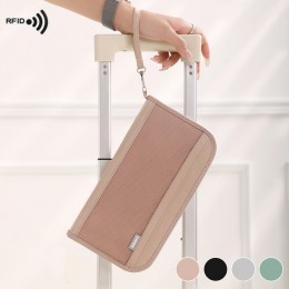 해외여행 RFID 도난 방지 여권 지갑 URD-466