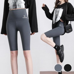 하이웨스트 슬림핏 5부 레깅스 URD-502