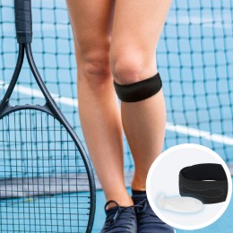 무릎 지지 밴딩 실리콘 내장 무릎 보호대 URD-490