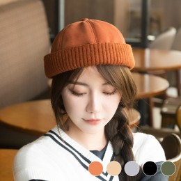 남여공용 비니 스타일 챙니트 와치캡 URD-496