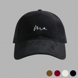 영문 레터링 면소재 빅사이즈 볼캡 URD-498