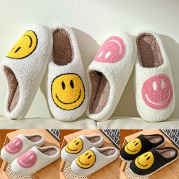 여성 스마일 뽀글이 털안감 슬리퍼 URD-541