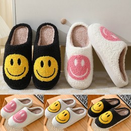 여성 스마일 뽀글이 털안감 슬리퍼 URD-541