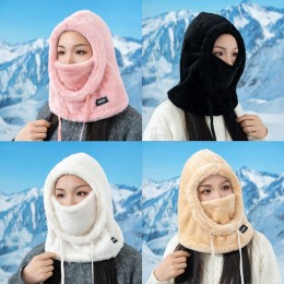 남여공용 부드러운 털 360도 풀커버 후드 워머 URD-491