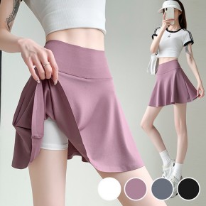 하이웨이스트 A라인 페이크 치마 바지 레깅스 URD-547