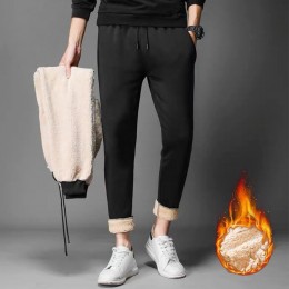 남성 양털 안감 조거 바지 URD-129