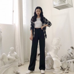 여성 기본 슬랙스 바지 URD-147