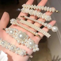 다양한 사이즈 진주 머리핀 5종 세트 URD-215