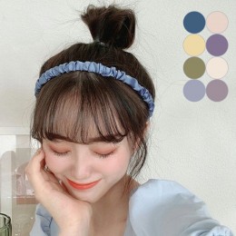 다양한 색상 주름 헤어 얇은 머리띠 URD-216