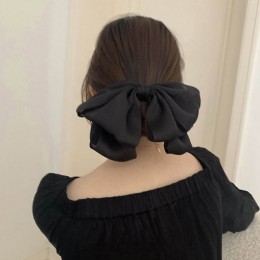 실크 대왕 리본 헤어 머리핀 URD-220