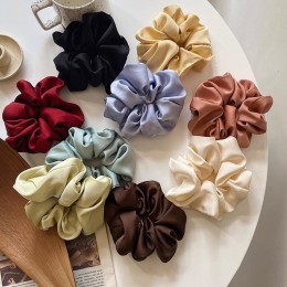다양한 색상 고급진 실크 느낌 머리끈 URD-222