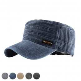 빈티지 워싱 디자인 레터링 장식 군모 URD-232