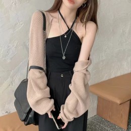 부드럽고 살짝 두툼 소재 볼레노 가디건 URD-241