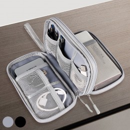 액세서리 케이블 수납 완전 오픈 파우치 URD-264