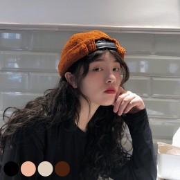 포근한 뽀글이 소재 패션 와치캡 URD-276