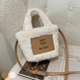 미니 보들 부드러운 털 크로스백 URD-283