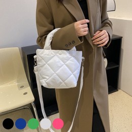 마름모 퀄딩 미니 토트 크로스백 URD-293