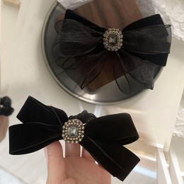 벨뱃 리본 머리끈+핀 2종 세트 URD-294