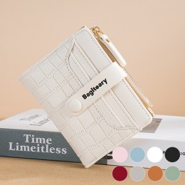 악어 가죽 패턴 로고 반지갑 URD-331