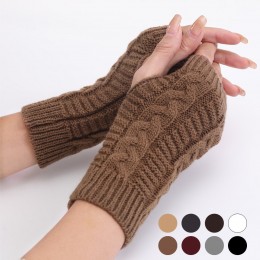 여성 꽈배기 니트 핸드워머 URK-070