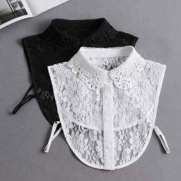 여자 펀칭 페이크 레이스 카라 URK-485