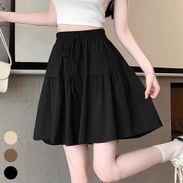 여자 통 넓은 밴딩 플레어 치마 바지 URK-504