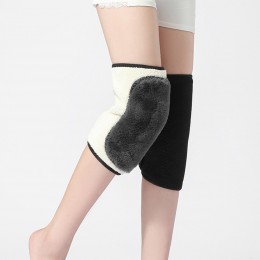 두툼 융털 안감 방한 무릎 보호대 2P URK-526