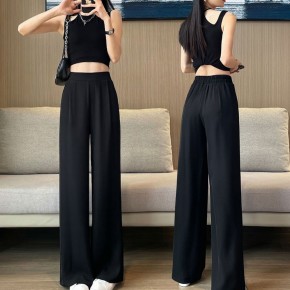 여성 하이웨이스트 체형커버 와이드 슬랙스 팬츠 URK-546