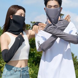 남성 여성 아웃도어 스포츠 쿨링 마스크 팔토시 세트 URK-560