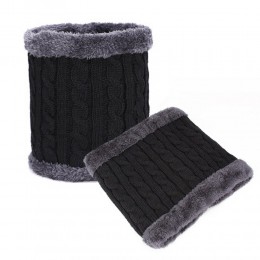 안감 퍼 꽈배기 방한 넥워머 URK-113