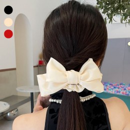 여성 새틴 리본 헤어슈슈 곱창밴드 URK-164