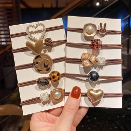 여성 다양한 머리 고무줄 10종세트 URK-169