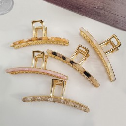 일자 마블 자개 집게핀 URK-171