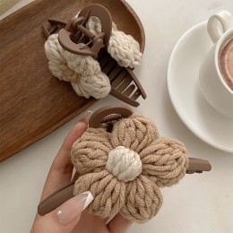 매트 플라워 포인트 집게핀 URK-172